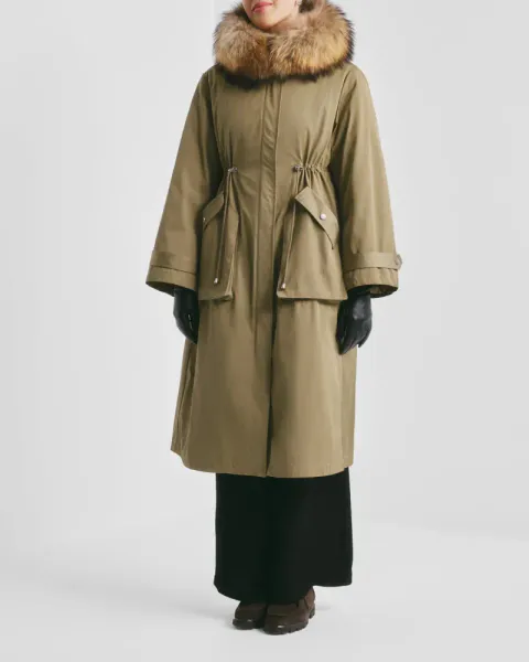 Hovedbilde byTiMo Padded Maxi Parka Green