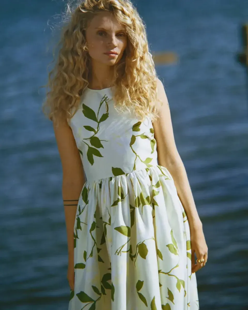 byTiMo Taffeta Midi Dress Soft Pastel