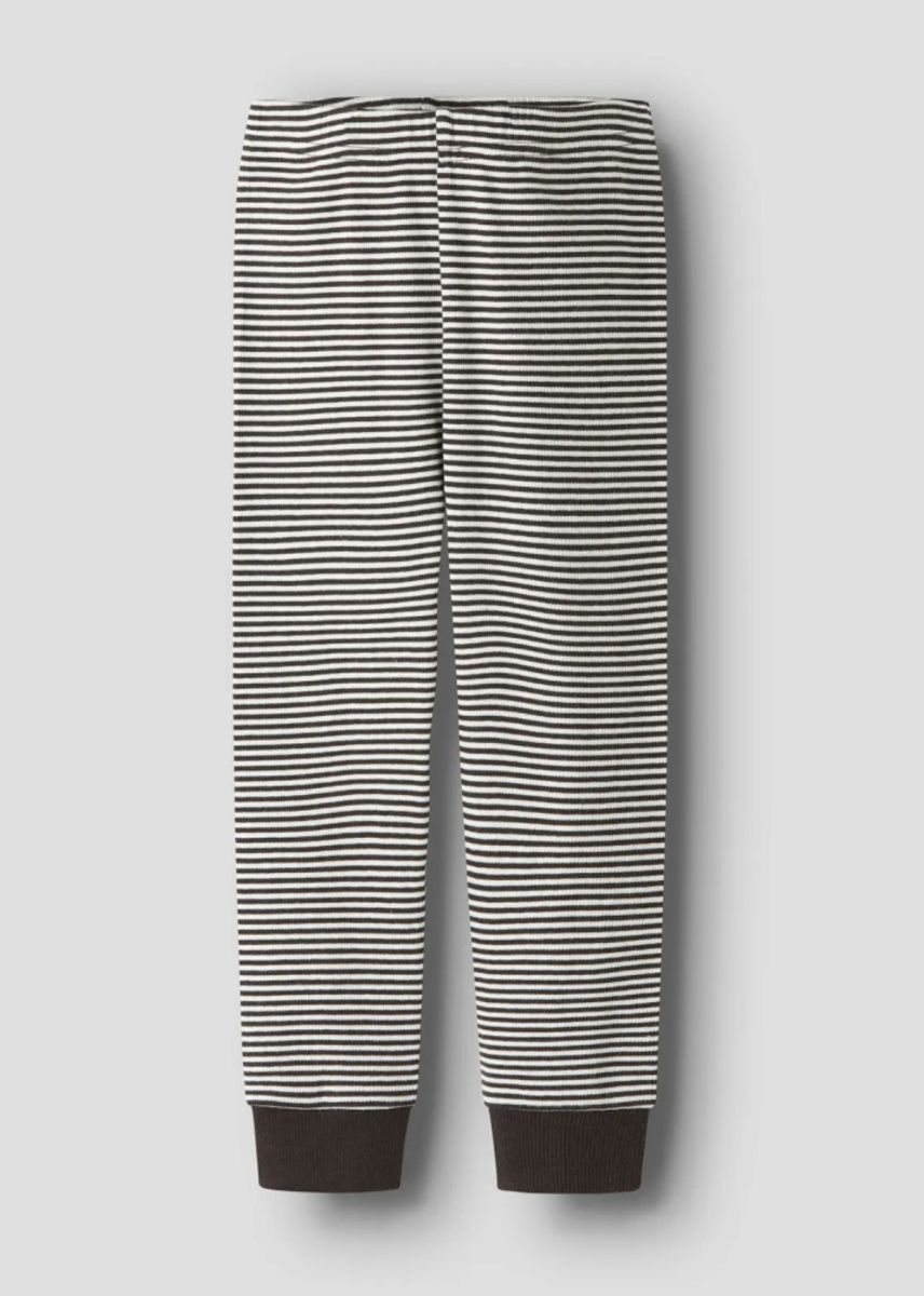 Name It Nightset Stripe Rib Delicioso Brun