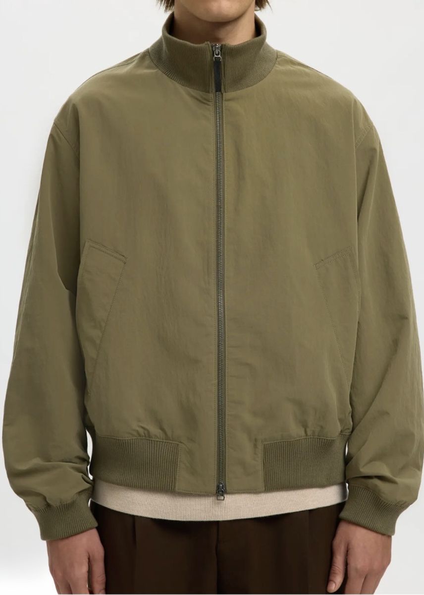 Selected Homme Dylan Relaxed Bomber Blue Nights 