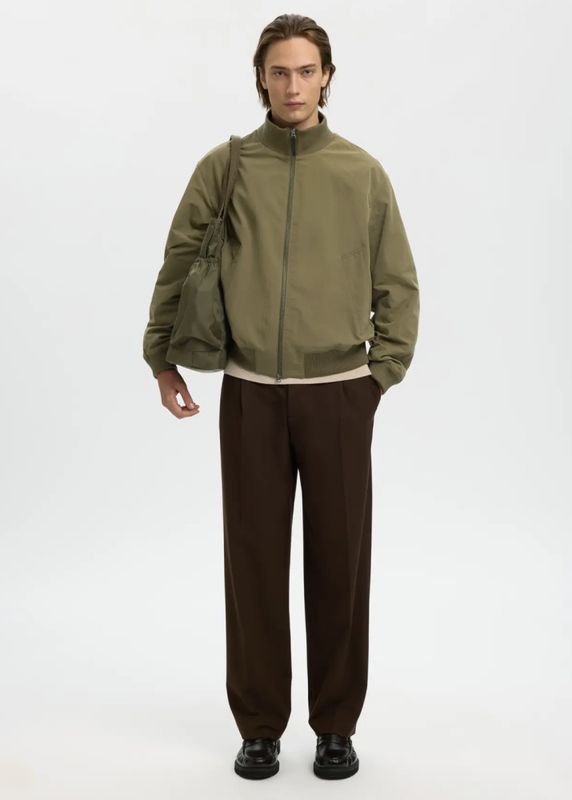 Selected Homme Dylan Relaxed Bomber Blue Nights 