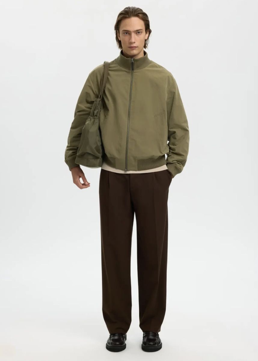 Selected Homme Dylan Relaxed Bomber Blue Nights 