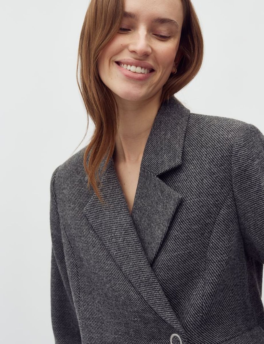 MbyM Iva Blazer Black Twill