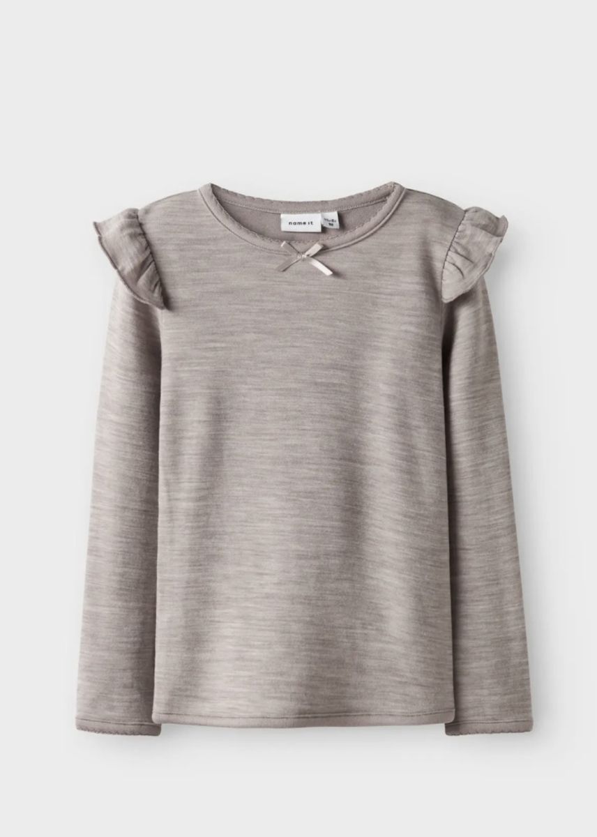 Name It Wyla Wool - Ull topp - Satellite