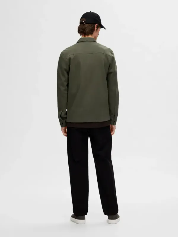 Selected Homme Jackie Sweat Jacket Forest Night