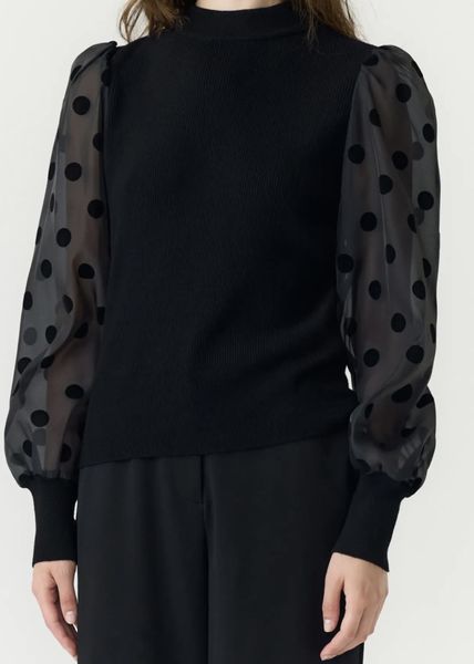Hovedbilde YAS Dotme Pullover Black