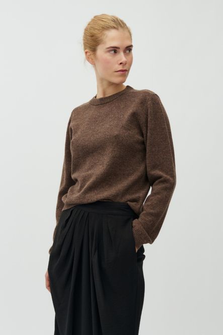 Hovedbilde MbyM Christin Aurley Knit Java Melange 100% Ull