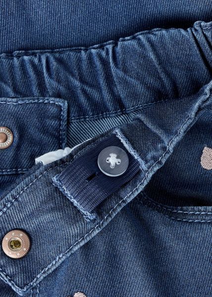 Hovedbilde Name It Frose Shaped Jeans Dark blue hearts
