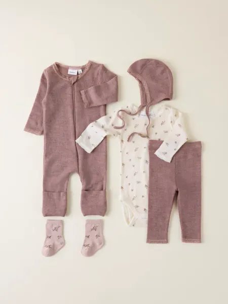 Hovedbilde Name It  - WANG WOOL  NIGHTSUIT SOLID -  Antler