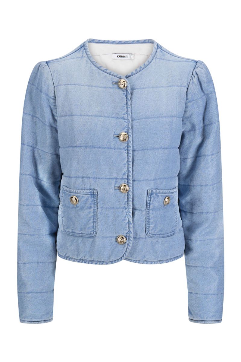 Katrin Uri Firenze Quilted Jacket Light Blue 