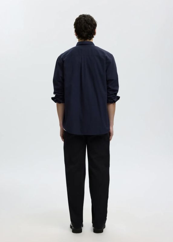 Selected Homme Cole Jay Melange Shirt Sky Captain Melange