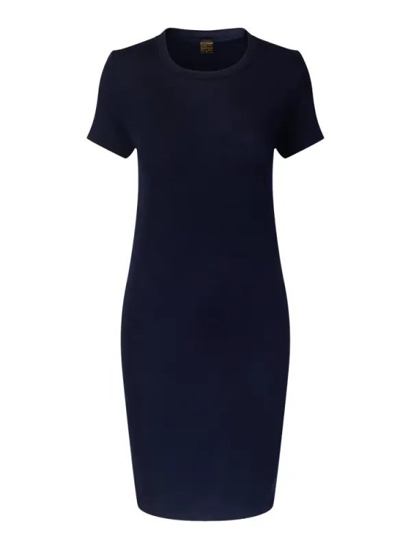 Vera & William Kate T-slip Nattkjole Merinoull / silke Sort