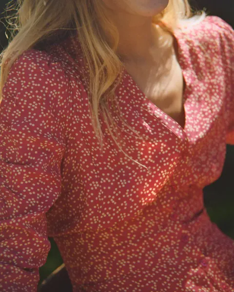 Hovedbilde byTiMo Spring Button Down Dress Red Dots