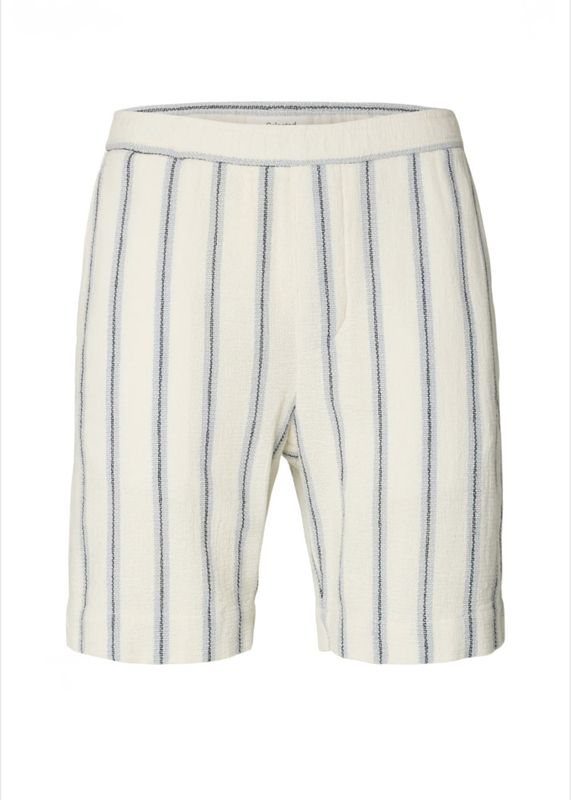 Selected Homme Regcal Shorts Egret Skyway