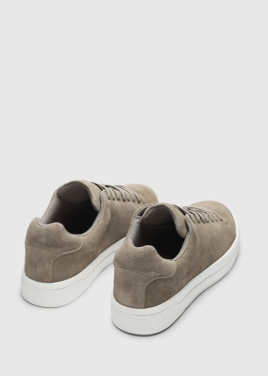 Selected Homme David Chunky Suede Sneaker Grey 