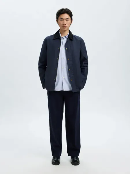 Hovedbilde Selected Homme Jim Stripe Shirt White Blue