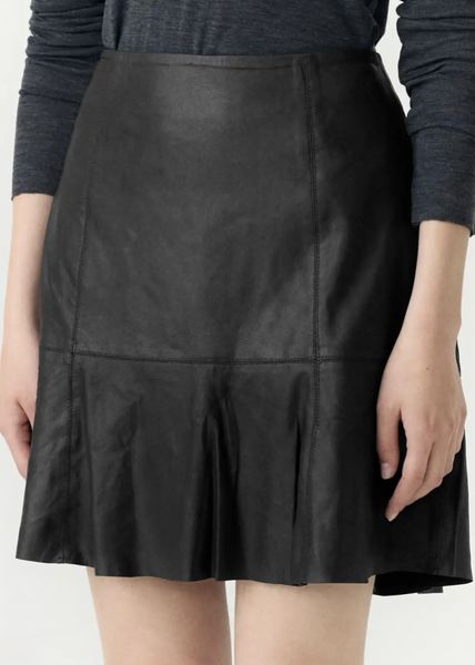 Hovedbilde YAS  Colly Naplon Leather Skirt Black