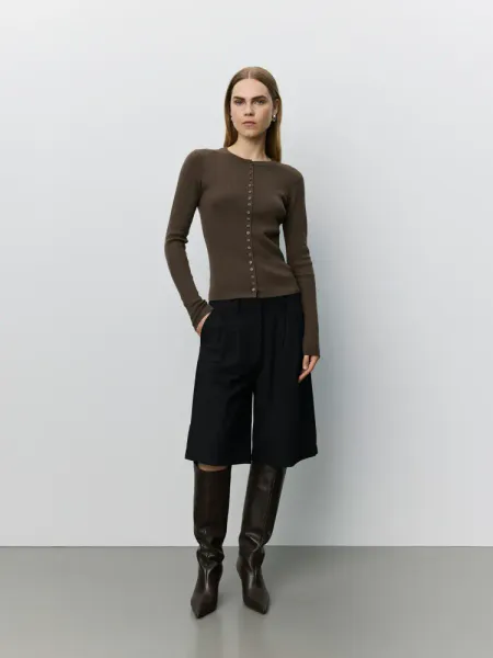 Hovedbilde Sofie Schnoor Lucia Bermuda Suiting Shorts Black