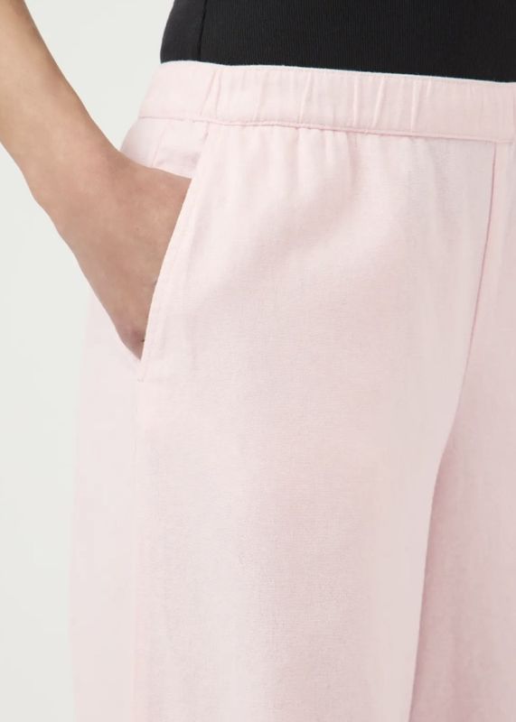 YAS Trima Lin / bomullsbukse Rosa 