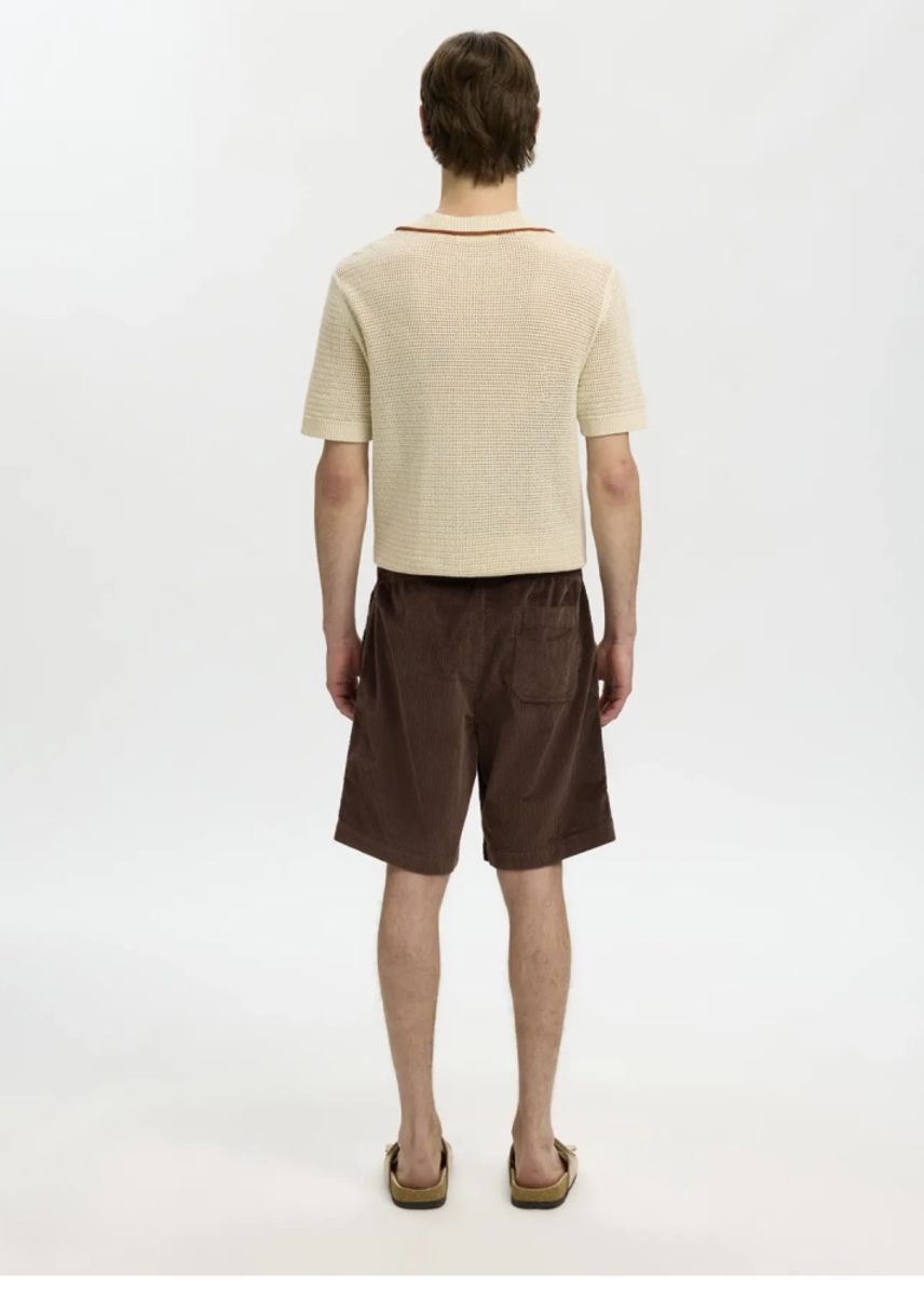 Selected Man Corduroy Shorts Bracken
