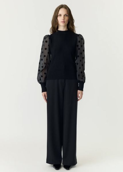 Hovedbilde YAS Dotme Pullover Black