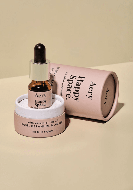 Hovedbilde Aery Happy Space Fragrance Oil - Rose Geranium and Amber