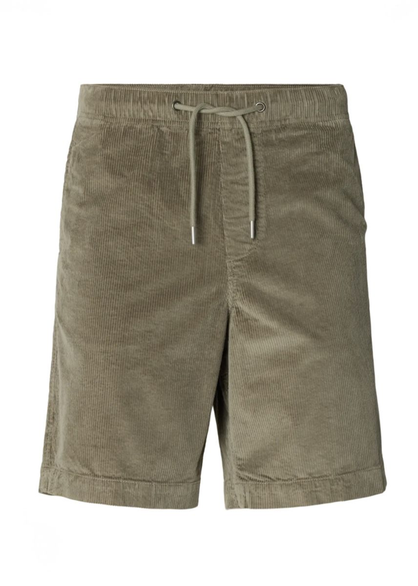 Selected Homme Regular Jace Corduroy Shorts Vetiver