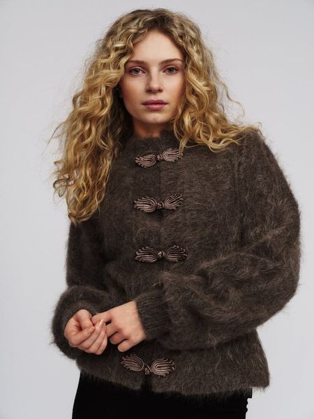 Hovedbilde Ella & Il Shelley Chunky Cardigan Brown