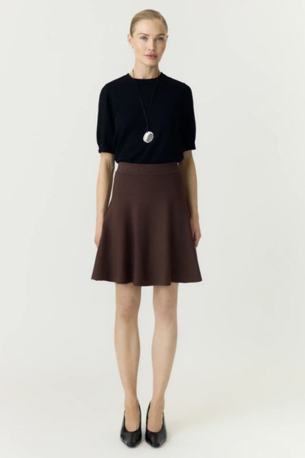 Hovedbilde YAS Fonny Skirt Knit Skirt  Chocolate Brown