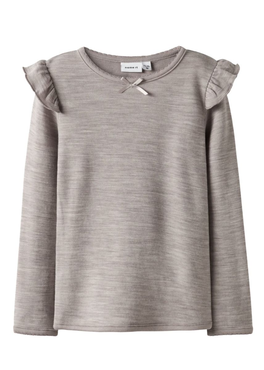 Name It Wyla Wool - Ull topp - Satellite