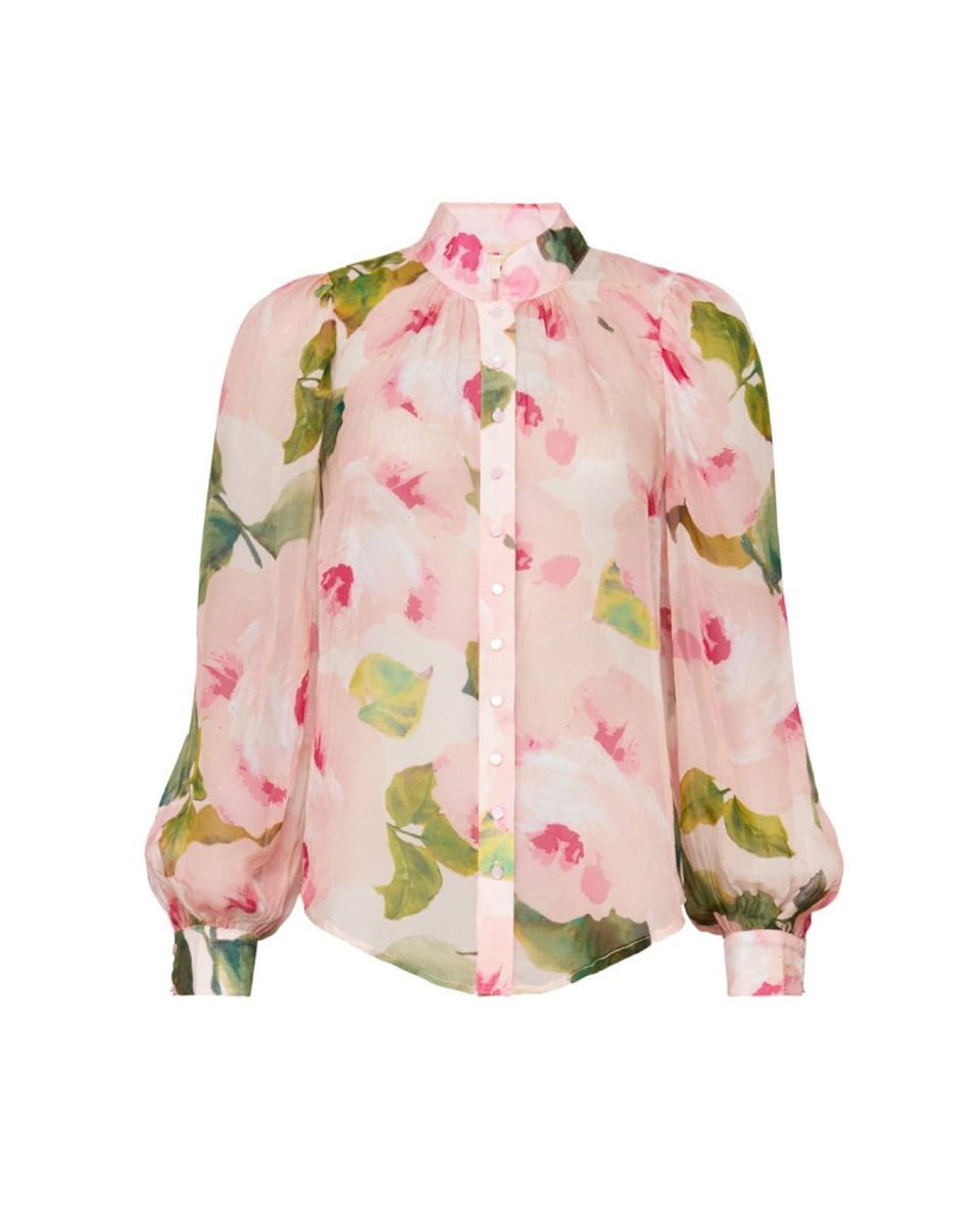 byTiMo Organza Blouse Rosette