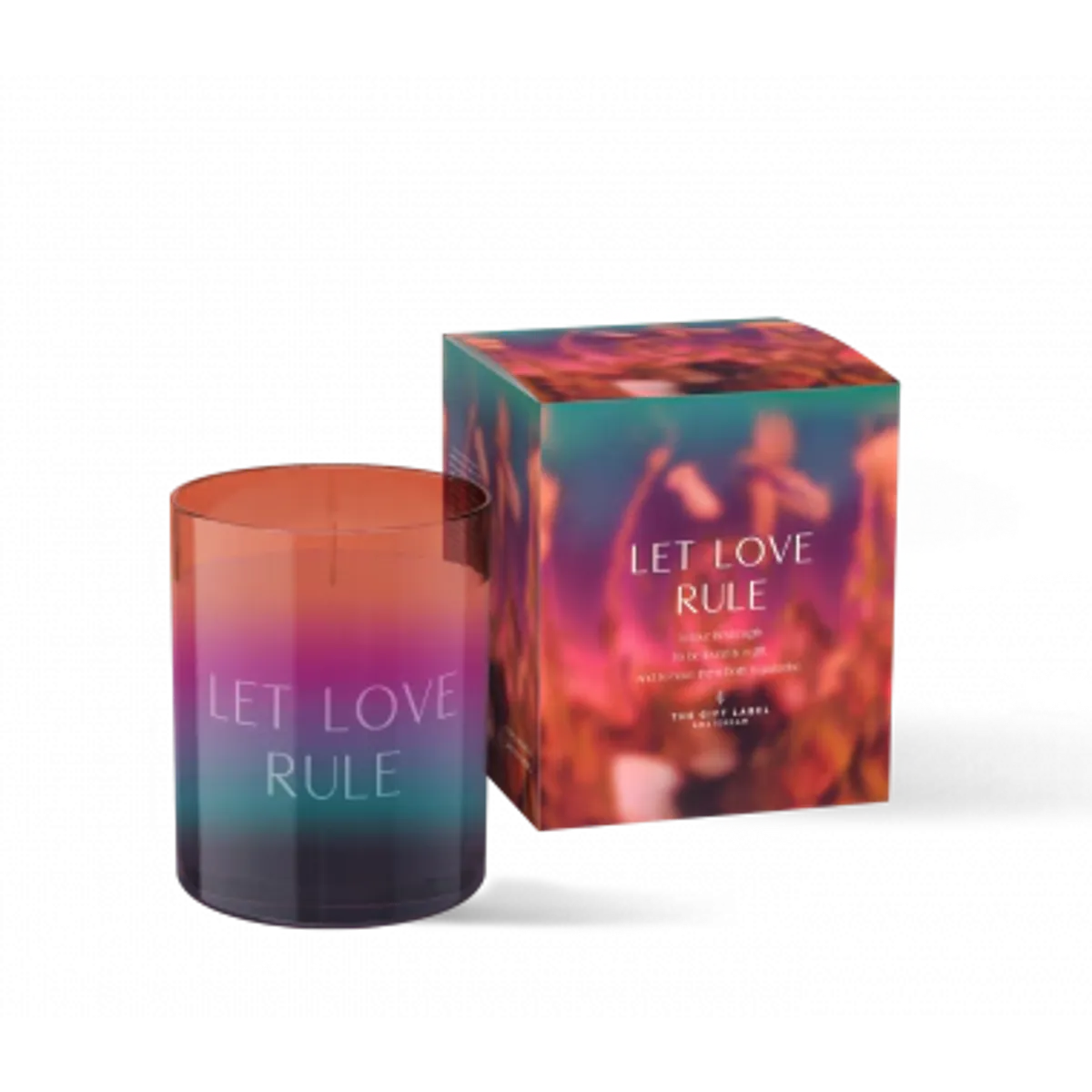The Gift Label Candle Big - Let Love Rule 310g