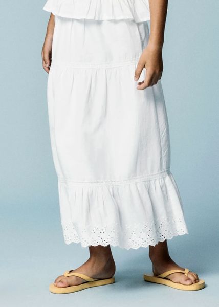 Hovedbilde Name It Hermala Long Skirt Bright White