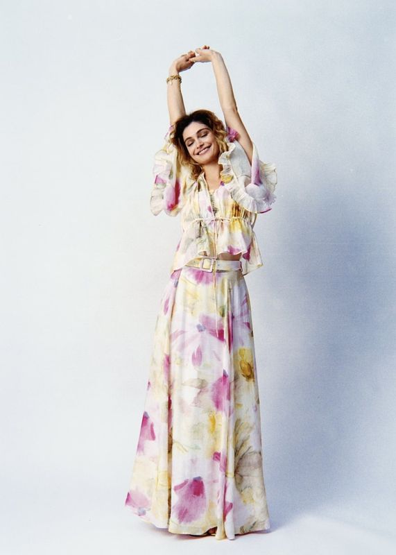 byTiMo Bohemian Maxi Skirt Daylight 