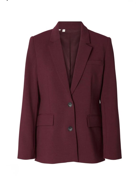 Selected Femme  Rita Classic Blazer Tawny Port Melange