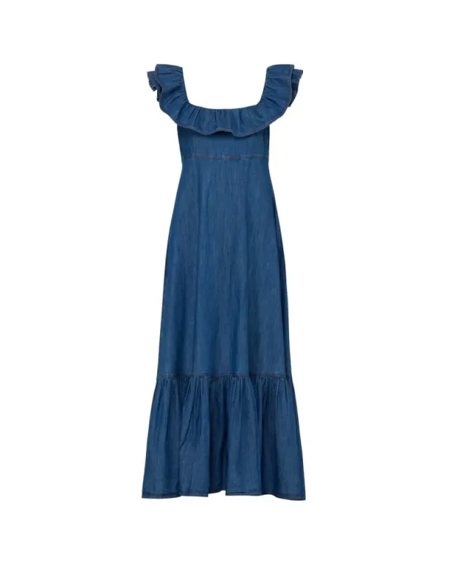 byTiMo Denim Ruffle Dress 