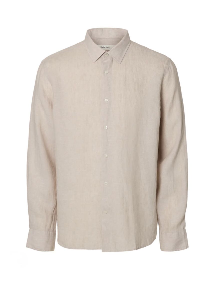 Selected Claus Kylian Linen Shirt Pure Cashmere