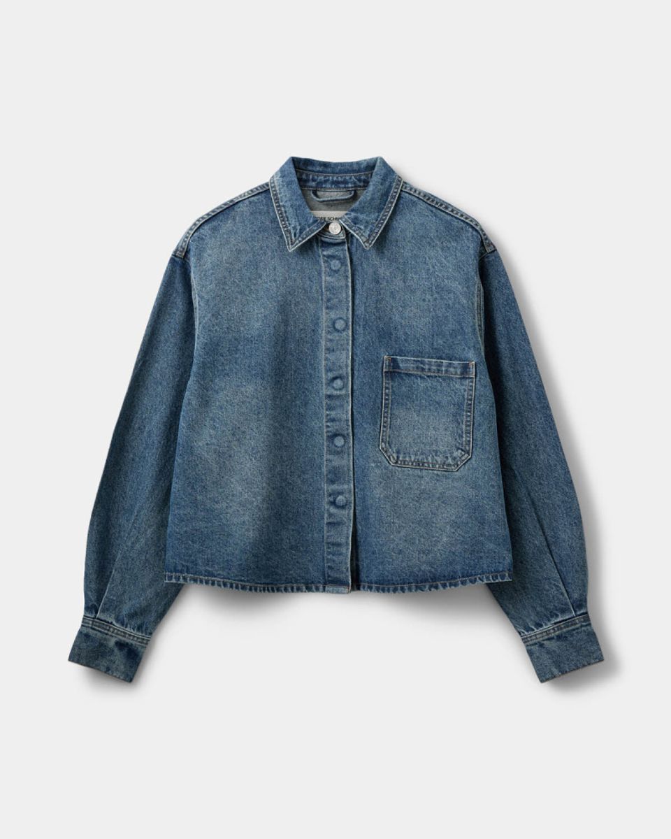 Sofie Schnoor Nashima Denim Shirt Denim Blue 