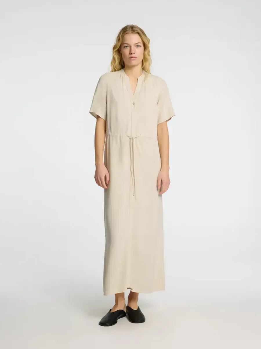 Selected Viva Damina Ankle Sun Dress Sandshell
