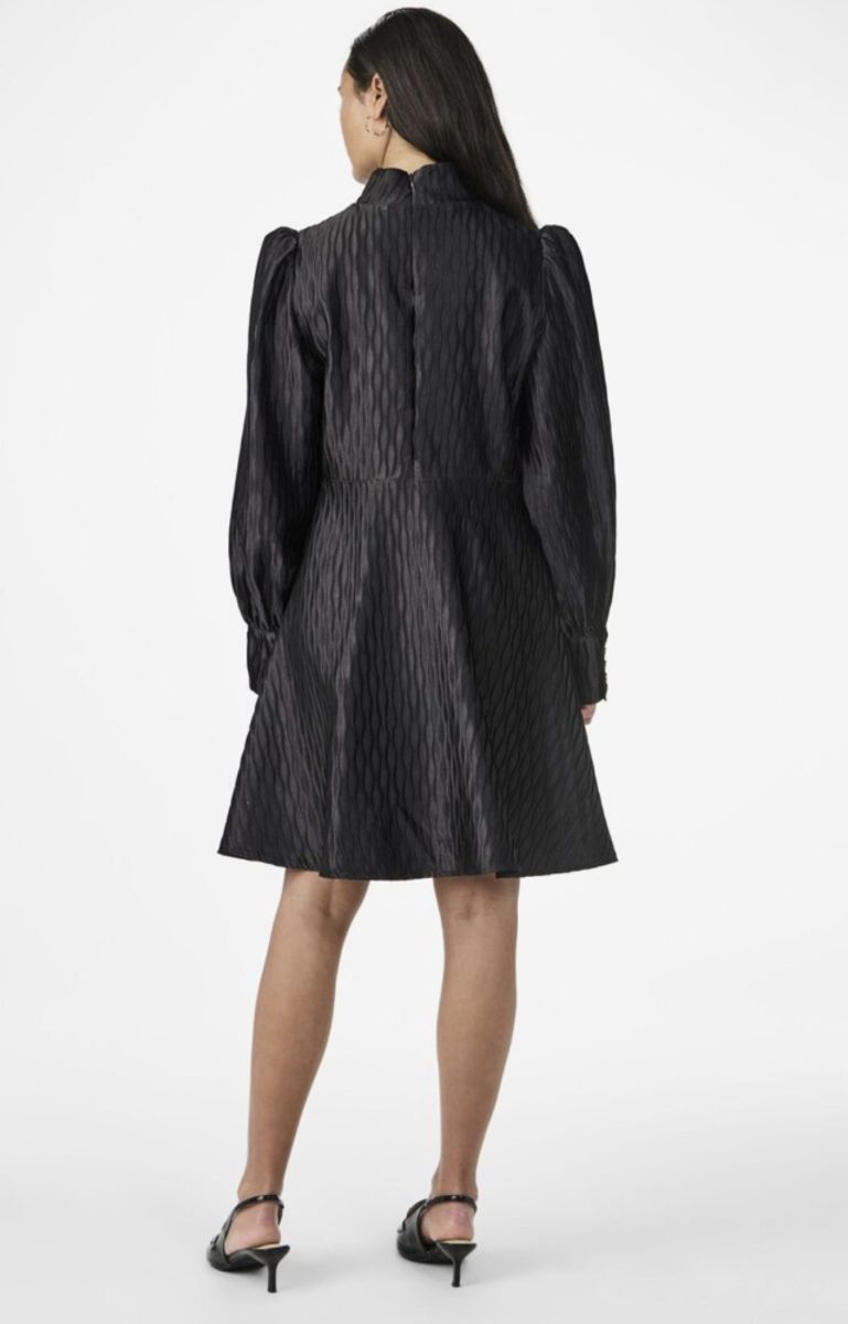 YAS Ripple Dress Black