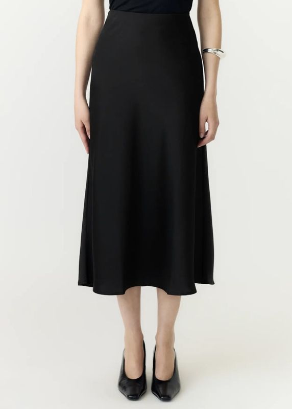 YAS Pella Midi Skirt Black 