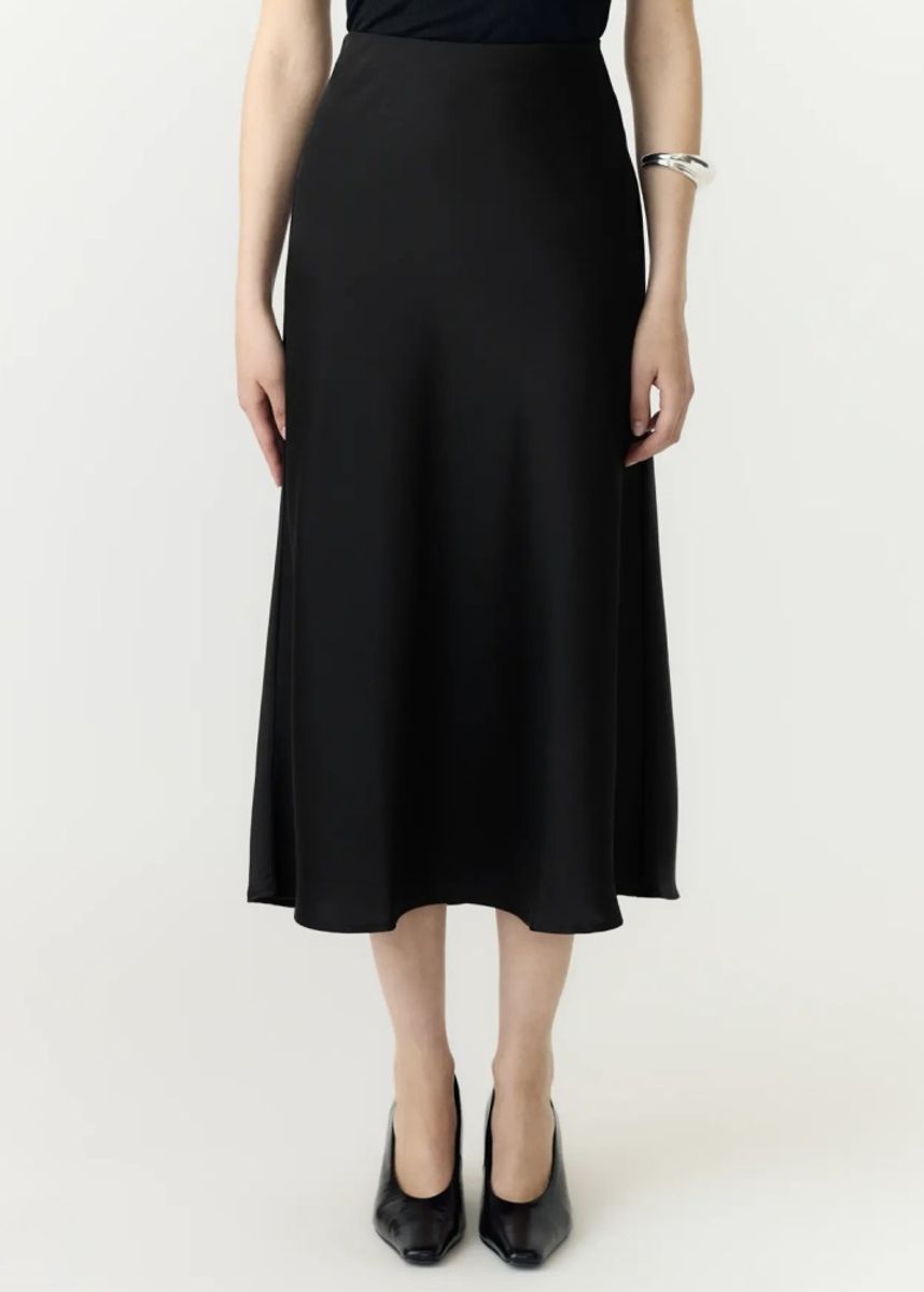 YAS Pella Midi Skirt Black 