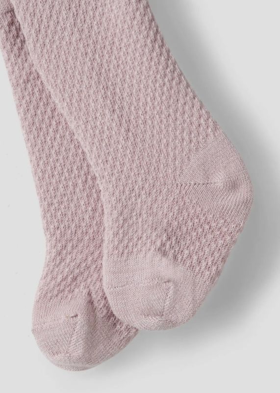 Name It Wakma Structure Pantyhose Violet House Ull/Bomull
