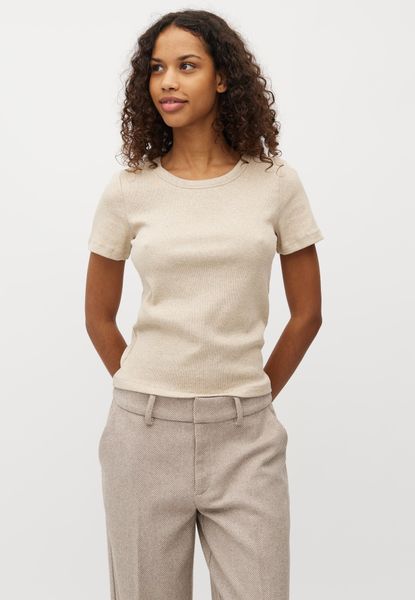 Hovedbilde MbyM Otis Evelyn T-Shirt  Oat Melange