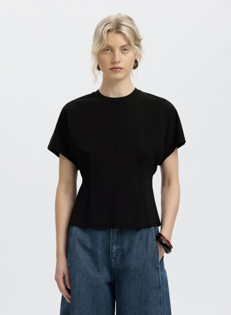 Selected Femme Era Topp Black