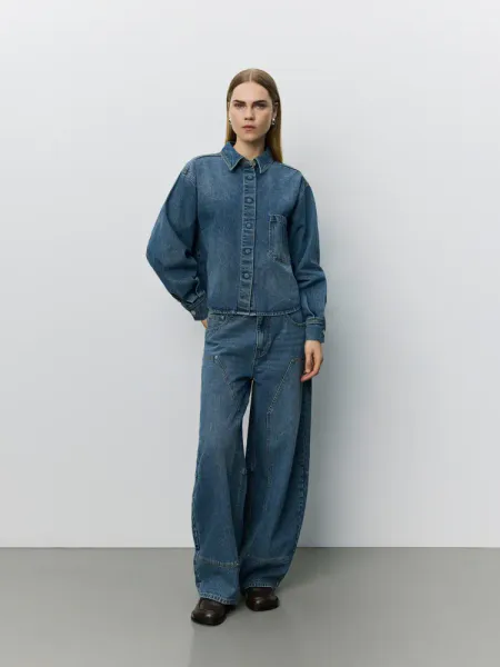 Hovedbilde Sofie Schnoor Nashima Denim Shirt Denim Blue 