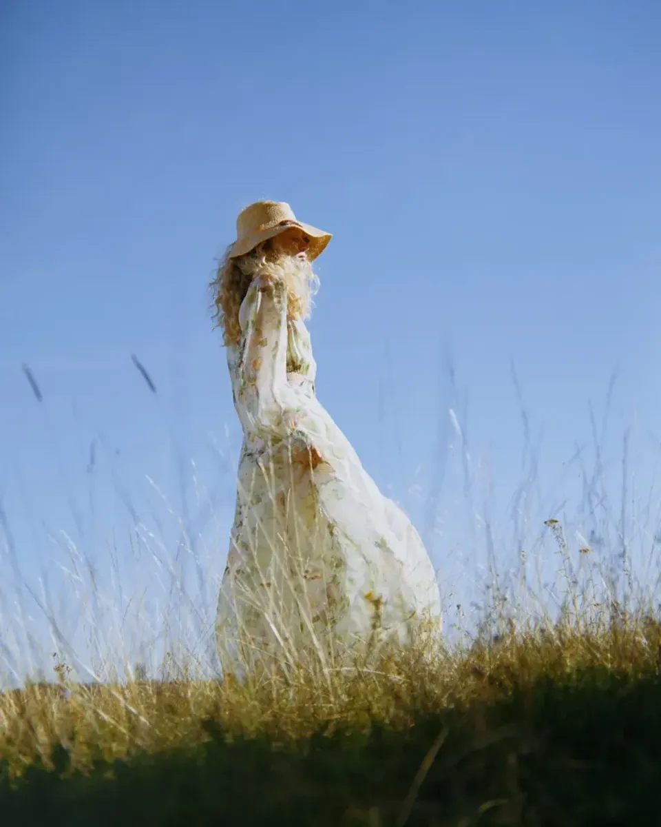 byTiMo Organza Belt Dress Watercolour Dreams