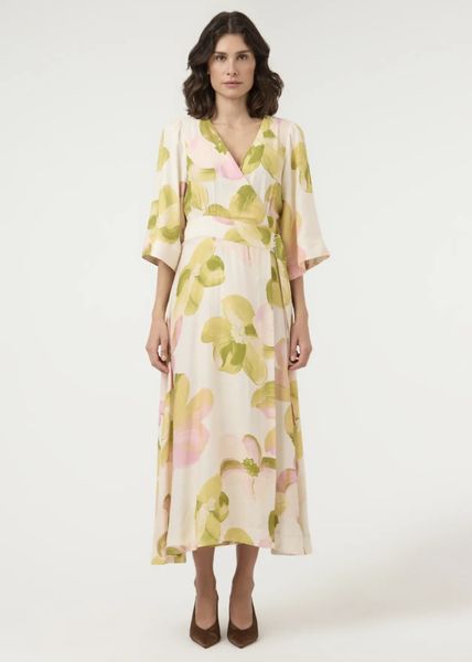 Hovedbilde YAS Marga 3/4 WRAP LONG DRESS Pristine