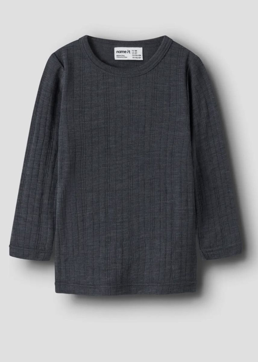 Name It Wool Genser Merinoull Ombre Blue 