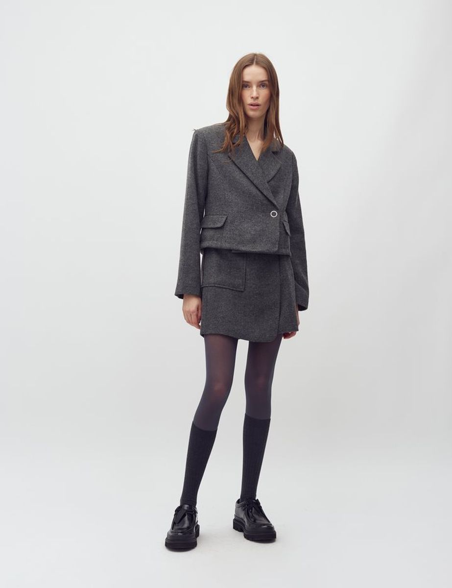 MbyM Iva Blazer Black Twill